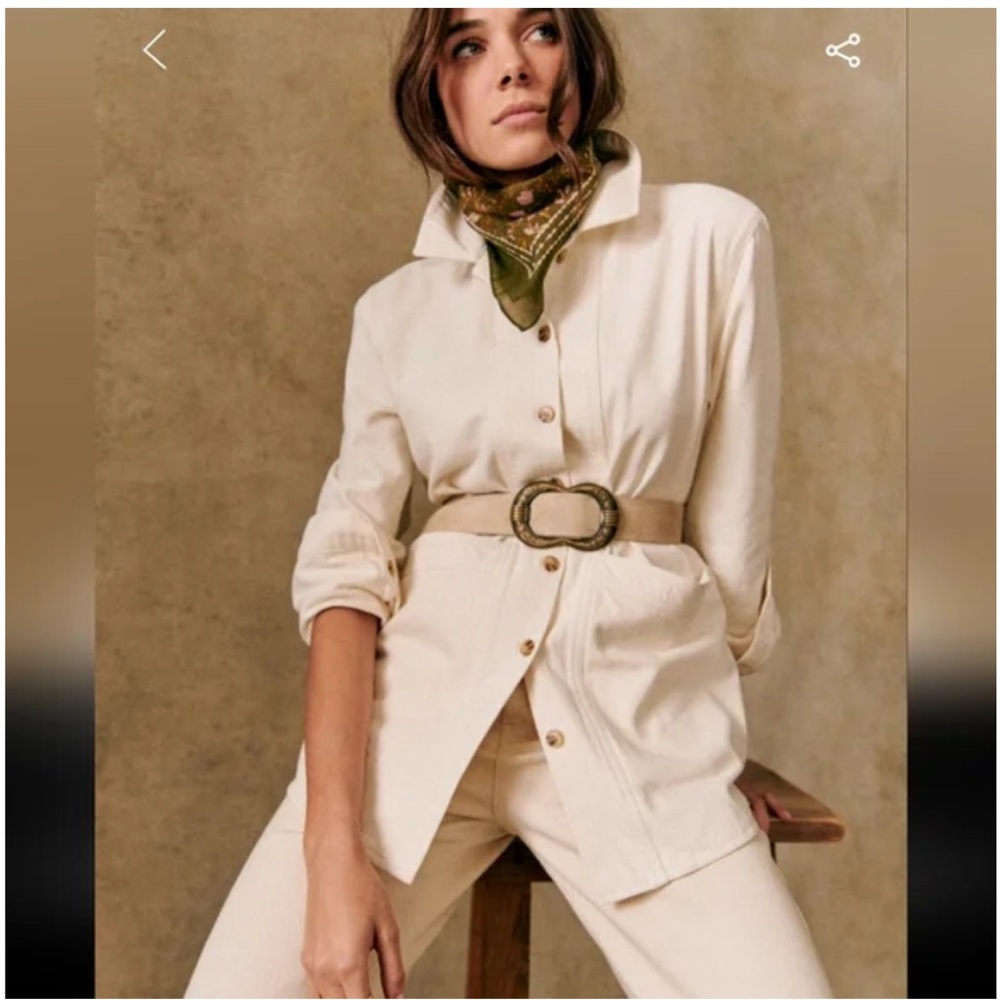 Sezane Gaia Belt in Mastic - Picture 4 of 4